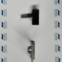 Плъзгач за автоматична шахтова врата с държач и основа